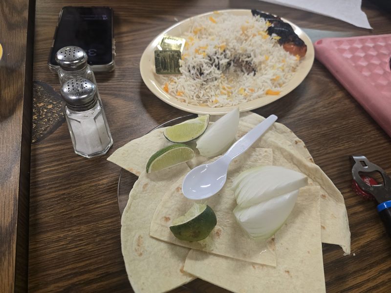 Samad Cafe food